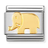 Nomination Composable Classic Link 030112/08 Elephant in 18K Gold